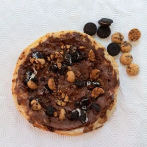 pizza de chocolate